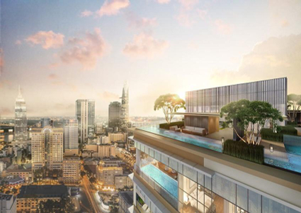 Căn hộ The Marq, Quận 1 Căn hộ The MarQ diện tích 71.82m2 vuông vắn, khu dân cư hiện hữu.