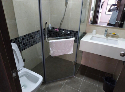 Căn hộ The Tresor, Quận 4 Căn hộ The Tresor tầng 12 thiết kế 2 phòng ngủ, ban công hướng Đông Bắc.