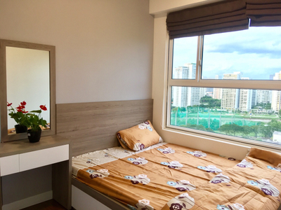 Phòng ngủ Sunrise Riverside Căn hộ Sunrise Riverside tầng 16 thiết kế hiện đại, đầy đủ nội thất cao cấp.