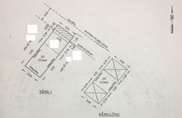 Nhà phố Quận 10 Nhà phố kết cấu 1 trệt 1 gác lửng diện tích 39m2, không nội thất.