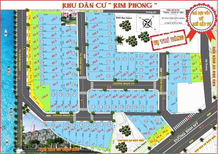 Đất nền Huyện Củ Chi Đất nền tại KDC Kim Phong diện tích 107m2, khu dân cư đông đúc.