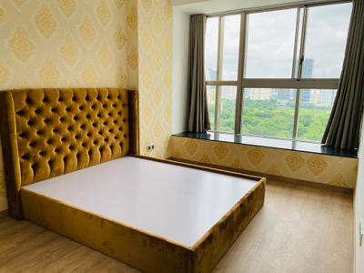 phòng ngủ căn hộ Phú Mỹ Hưng Midtown Căn hộ Phú Mỹ Hưng Midtown thiết kế hiện đại, đầy đủ nội thất.