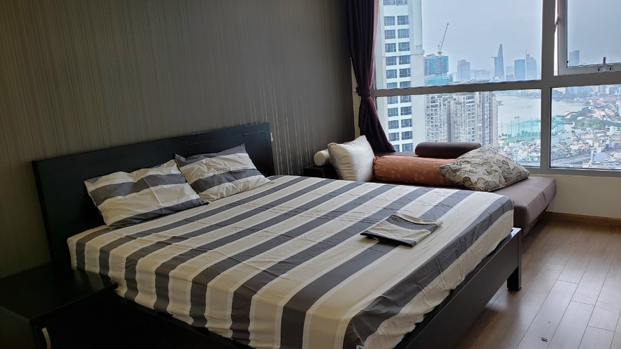 Căn hộ Vinhomes Central Park, Quận Bình Thạnh Căn hộ góc Vinhomes Central Park tầng 41, view thành phố sầm uất.