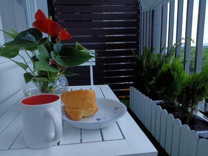 ban công Cho thuê căn hộ Sunrise Riverside 3 phòng ngủ diện tích 92m2