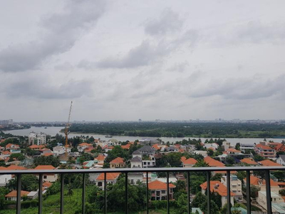 View căn hộ Masteri Thảo Điền, Quận 2 Căn hộ Masteri Thảo Điền tầng 15 thiết kế 2 phòng ngủ, đầy đủ nội thất