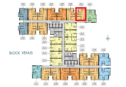 layout căn hộ Q7 Saigon Riverside Căn hộ Q7 Saigon Riverside tầng cao, hoàn thiện cơ bản