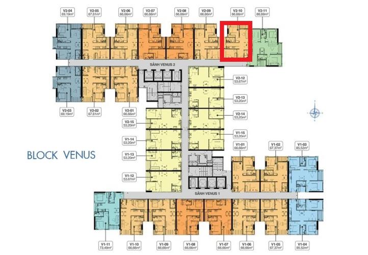 layout căn hộ Q7 Saigon Riverside Căn hộ Q7 Saigon Riverside tầng cao, hoàn thiện cơ bản