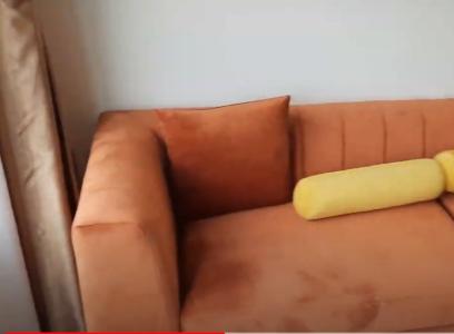 Phòng khách Vinhomes Grand Park Quận 9 Căn hộ Vinhomes Grand Park tầng cao, kèm đầy đủ nội thất.