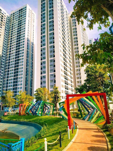 Tiện ích Vinhomes Grand Park, Quận 9 Căn hộ Vinhomes Grand Park cửa hướng Đông Bắc, view nội khu.