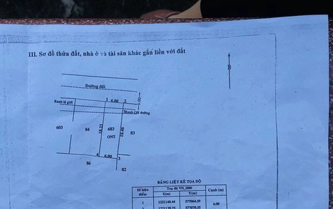 Đất nền Huyện Củ Chi Đất nền diện tích 291m2, hướng Đông Bắc thoáng mát quanh năm.