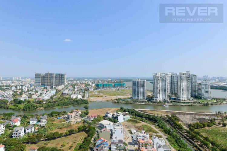 View Cho thuê căn hộ The Sun Avenue tầng cao, 2 phòng ngủ, đầy đủ nội thất