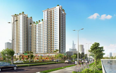 Căn hộ Viva Riverside, Quận 6 Căn hộ Viva Riverside tầng 19 diện tích 98m2, đầy đủ nội thất.