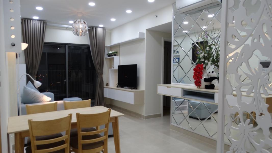 Căn hộ tầng cao Masteri Thảo Điền đầy đủ nội thất tiện nghi.