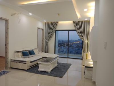 Phòng khách Viva Riverside, Quận 6 Căn hộ Viva Riverside tầng trung, view tòa nhà cao tầng