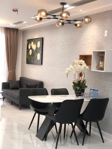 Phòng ăn và bếp căn hộ SAIGON SOUTH RESIDENCE Căn hộ Saigon South Residence 2PN, diện tích 75m2, đầy đủ nội thất, ban công hướng Bắc