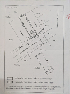 Nhà phố Quận Gò Vấp Nhà phố kết cấu 1 trệt, 1 lầu đúc vuông vắn, khu dân cư hiện hữu.