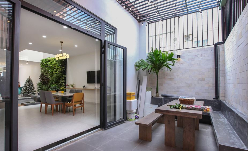 Nhà phố Quận 7 Nhà phố KDC Savimex thiết kế 1 trệt, 2 lầu và 1 Gara diện tích 168m2.