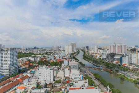 View Căn hộ RiverGate Residence 2 phòng ngủ tầng trung tháp A view sông