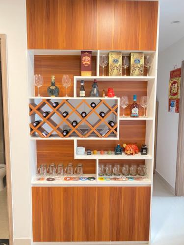 Nội thất căn hộ Vinhomes Grand Park, Quận 9 Căn hộ Vinhomes Grand Park view tầng cao nội khu yên tĩnh.