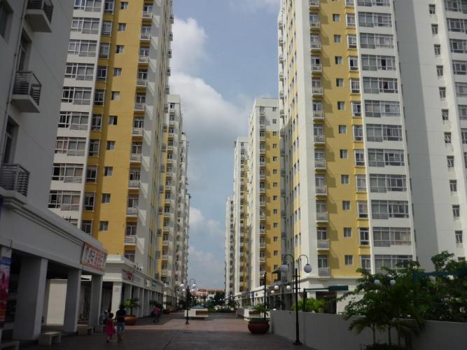 Tòa Sky Garden 3 Căn hộ Sky Garden 3 view nội khu thoáng đãng, tầng trung.