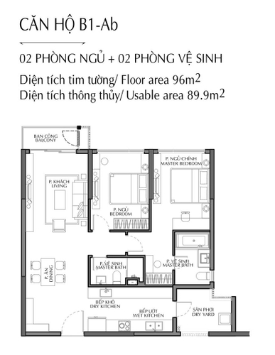 Layout căn hộ Diamond Brilliant, Quận Tân Phú Căn hộ Diamond Brilliant tầng thấp tiện di chuyển, tiện ích đầy đủ.