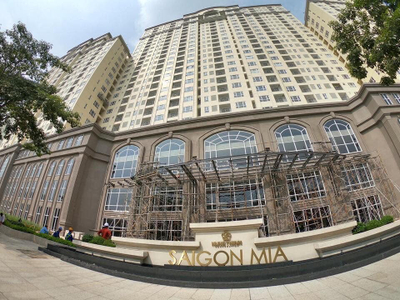 Căn hộ Saigon Mia, Huyện Bình Chánh Căn hộ Saigon Mia tầng 4 diện tích 45m2, nội thất cơ bản.
