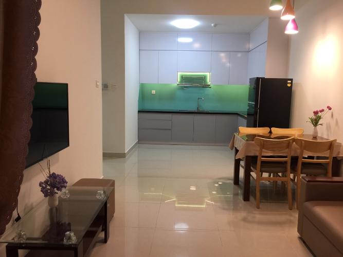 phòng khách căn hộ The Sun Avenue Căn hộ The Sun Avenue tầng thấp, view Landmark 81.