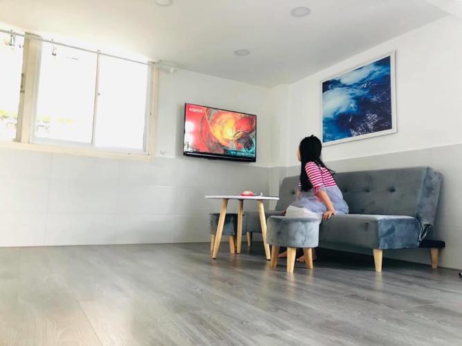 Phòng khách chung cư Nguyễn Thái Bình Bán căn hộ chung cư Nguyễn Thái Bình, phường Nguyễn Thái Bình, quận 1, diện tích 36m2, đầy đủ nội thất.