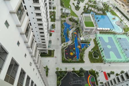 View từ căn hộ Saigon South Residences Căn hộ tầng cao Saigon South Residence đầy đủ nội thất hiện đại.