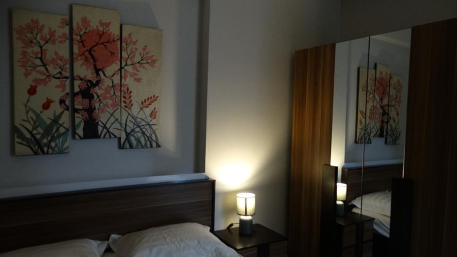 Phòng ngủ căn hộ Masteri Thảo Điền Căn hộ tầng cao Masteri Thảo Điền đầy đủ nội thất tiện nghi.