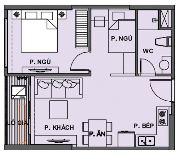 Mặt bằng  căn hộ Vinhomes Grand Park Căn hộ Vinhomes Grand Park tầng thấp, nội thất cơ bản.