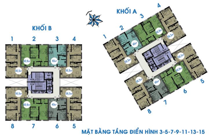 Thủ Thiêm Sky - Mặt bằng tầng 3
