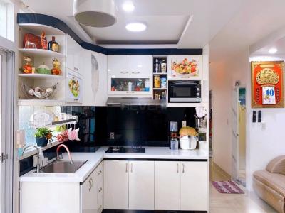 Phòng bếp căn hộ chung cư Hoàng Kim Thế Gia, Bình Tân Căn hộ Hoàng Kim Thế Gia tầng 6 thoáng mát, đầy đủ nội thất.