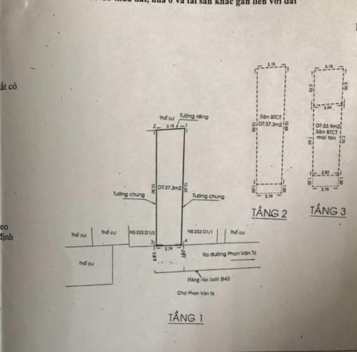 Bản vẽ nhà phố Quận Bình Thạnh Nhà phố cửa hướng Nam đón gió thoáng mát, kết cấu 1 trệt, 2 lầu kiên cố.
