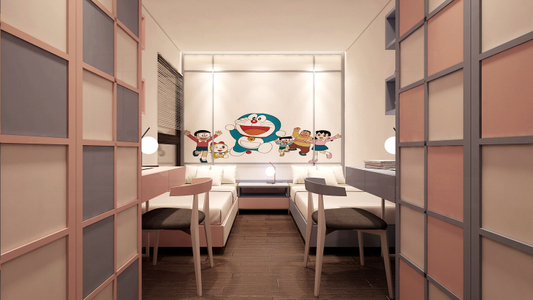 Nhà mẫu căn hộ Akari City, Quận Bình Tân Căn hộ Akari City thiết kế 3 phòng ngủ, không gian thoáng đãng.
