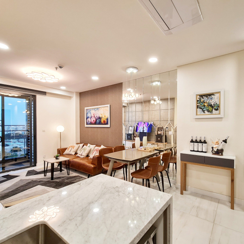 Căn hộ Kingdom 101, Quận 10 Căn hộ tầng 12A Kingdom 101 diện tích 73m2, đầy đủ nội thất hiện đại.