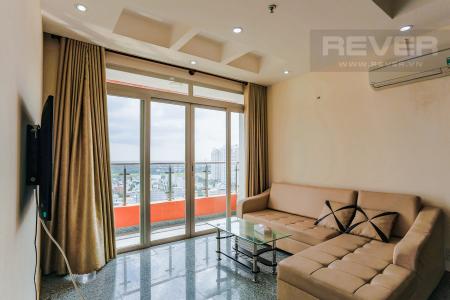 Phòng Khách Căn hộ Dragon Hill Residence and Suites tầng cao, tháp B, 2 phòng ngủ, full nội thất