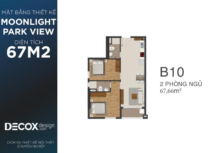 mặt bằng căn hộ urban hill Bán căn hộ 2 phòng ngủ hướng Nam, căn hộ tầng cao Urban Hill