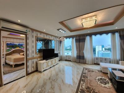 Phòng khách căn hộ Léman Luxury Apartment, Quận 3 Căn hộ Léman Luxury Apartment tầng 16 view đón gió, đầy đủ nội thất.