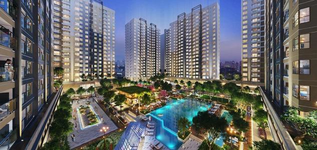 Akari City, Bình Tân Căn hộ Akari City nội thất cơ bản, view thoáng mát.