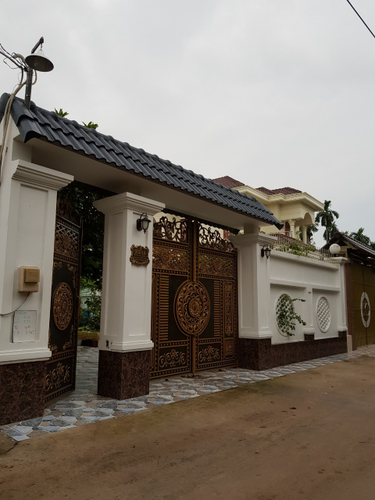 Biệt thự Huyện Củ Chi Biệt thự diện tích 316.1m2 vuông vắn, cửa hướng Đông Nam thoáng mát.