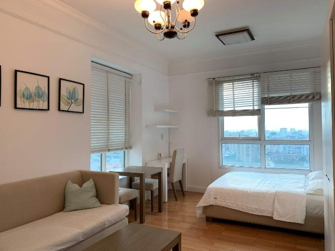 Căn hộ The Manor, Quận Bình Thạnh Căn hộ The Manor tầng 20 diện tích 36m2, đầy đủ nội thất.