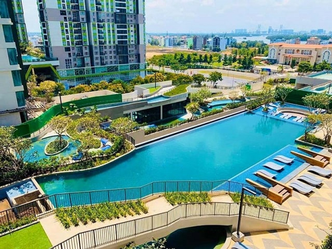 Tiện ích căn hộ Feliz En Vista, Quận 2 Căn hộ Sky Villa Felis En Vista tầng 5 diện tích 163.68m2, nội thất cơ bản.