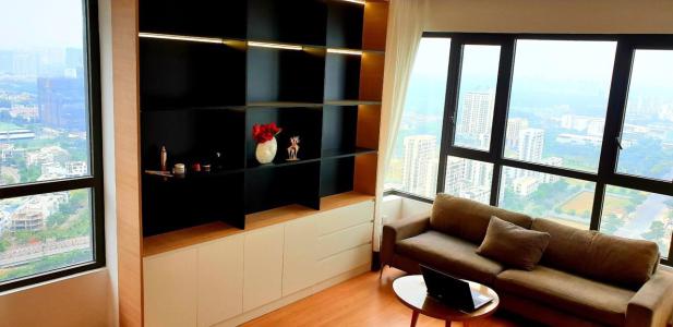 Phòng ngủ căn hộ Riviera Point Căn hộ Riviera Point tầng 35, view thành phố thông thoáng.