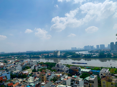 View căn hộ Opal Riverside, Quận Thủ Đức Căn hộ Opal Riverside hướng ban công đông bắc đầy đủ nội thất diện tích 71m²