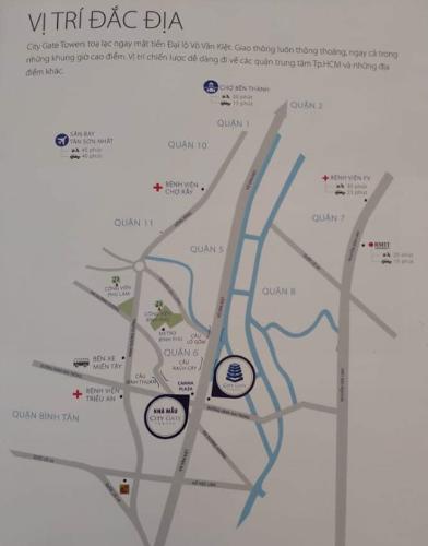 Vị trí City Gate, Quận 8 Căn hộ City Gate tầng cao, view nội khu hồ bơi thoáng đãng.