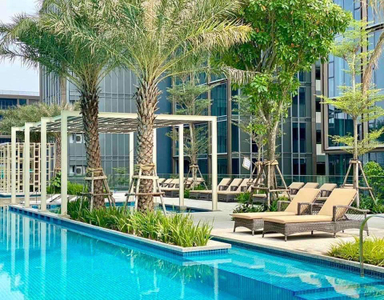 Tiện ích căn hộ Empire City, Quận 2 Căn hộ có 2 phòng ngủ Empire City tầng 26 diện tích 91.4m2, đầy đủ nội thất.