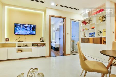 Không gian căn hộ Căn hộ Vinhomes Central Park hướng Tây Nam, diện tích 46.2m²