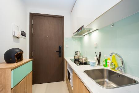 Bếp căn hộ RIVERGATE RESIDENCE Cho thuê căn hộ RiverGate Residence 1PN, tháp B, diện tích 26m2, đầy đủ nội thất