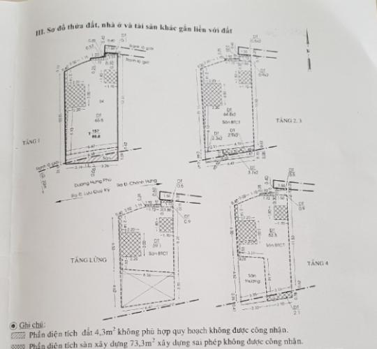 Nhà phố Hưng Phú, Quận 8 Nhà phố mặt tiền đường Hưng Phú, thiết kế nhà đúc 5 tầng đúc kiên cố.